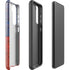 Haiti Flag Dark Wood Galaxy S21 5G Pro Case